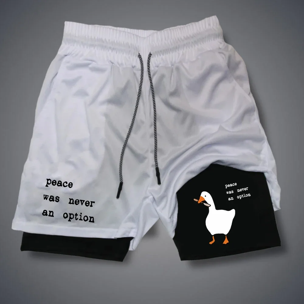 Summer Duck Clothing - شورت رجالي بطباعة بطة كرتونية، شورت