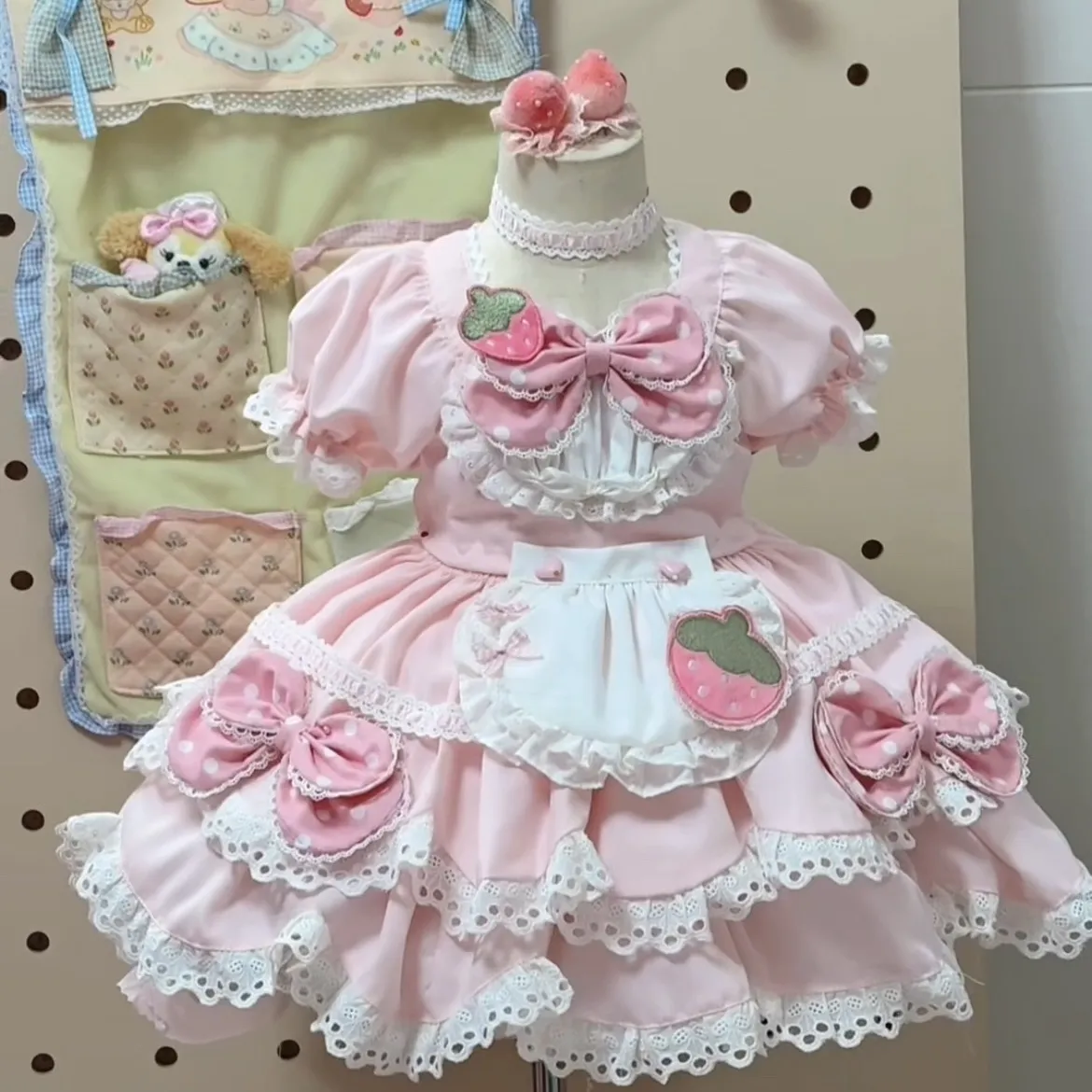 Summer Gauze Clothing - فستان أميرة لوليتا صيفي للفتيات الصغيرات،