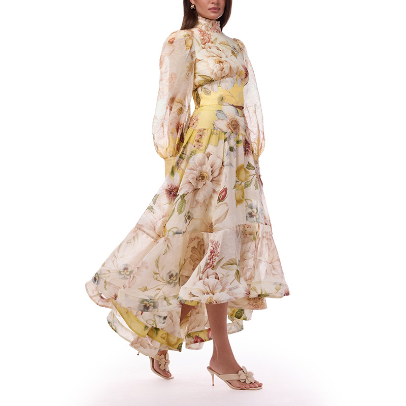 Summer Vacation Clothing Women - طقم صيفي من قطعتين بطبعة زهور