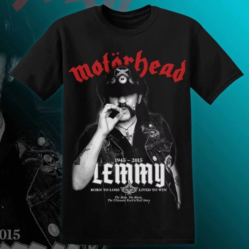 Summer Clothing Brands For Women - تي شيرت MOTÖRHEAD LEMMY للرجال والنساء