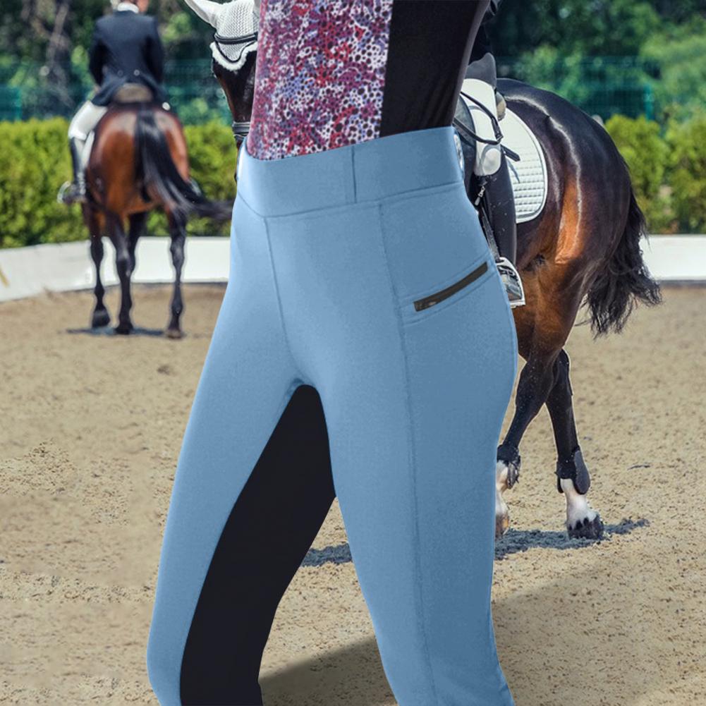 Summer Equestrian Clothing - بنطلون ركوب الخيل نسائي بخصر مرتفع،