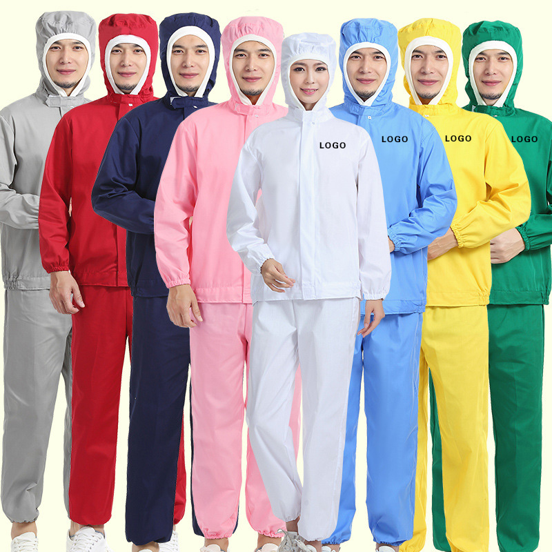 Summer Clothing Name - بدلة عمل للرجال والنساء عليها شعار