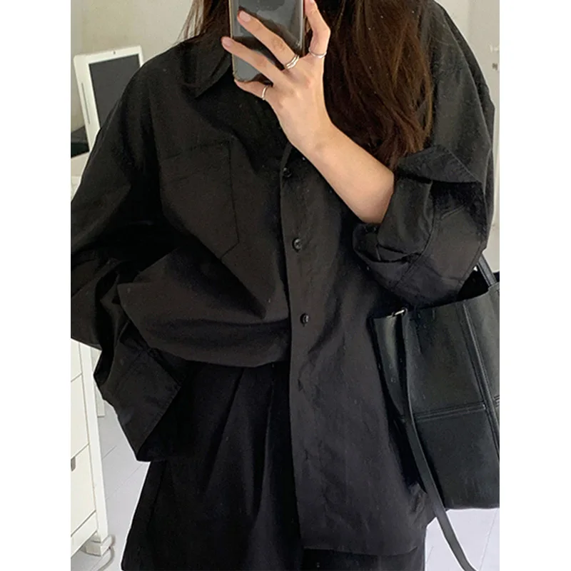 Summer Clothing Trends For Women - قميص نسائي بأكمام طويلة برقبة بولو