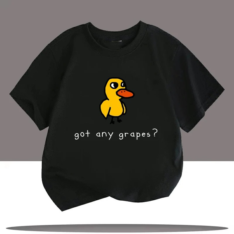 Summer Duck Clothing - ملابس أطفال: تي شيرت بطبعة بطة،