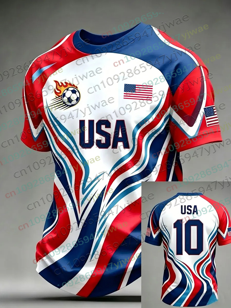 Summer Clothing For Teens - قميص كرة قدم أمريكي 2026 للرجال