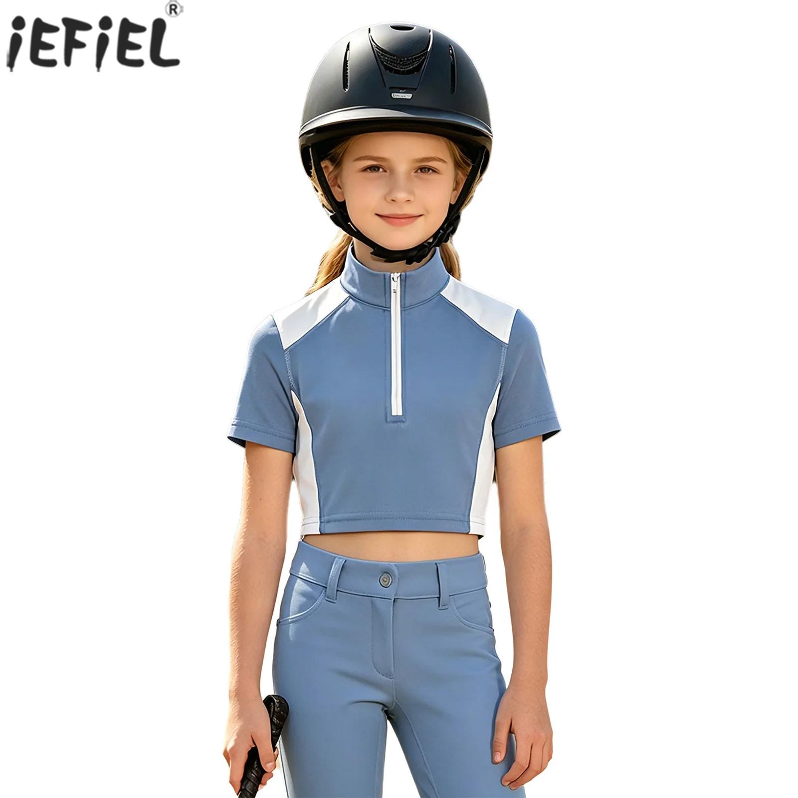 قميص رياضي للفتيات الصغيرات لر - مراجعة Summer Equestrian Clothing وسعره