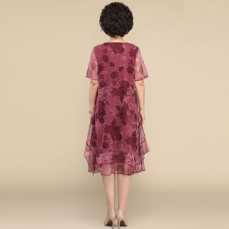 فستان متوسط الطول بطبعة زهور ع - مراجعة Summer Gauze Clothing وسعره