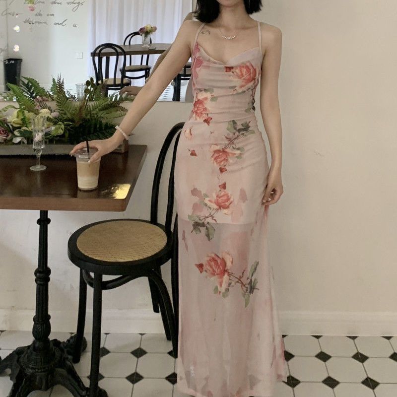 تنورات نسائية شبكية شاش للركبة - مراجعة Summer Gauze Clothing وسعره