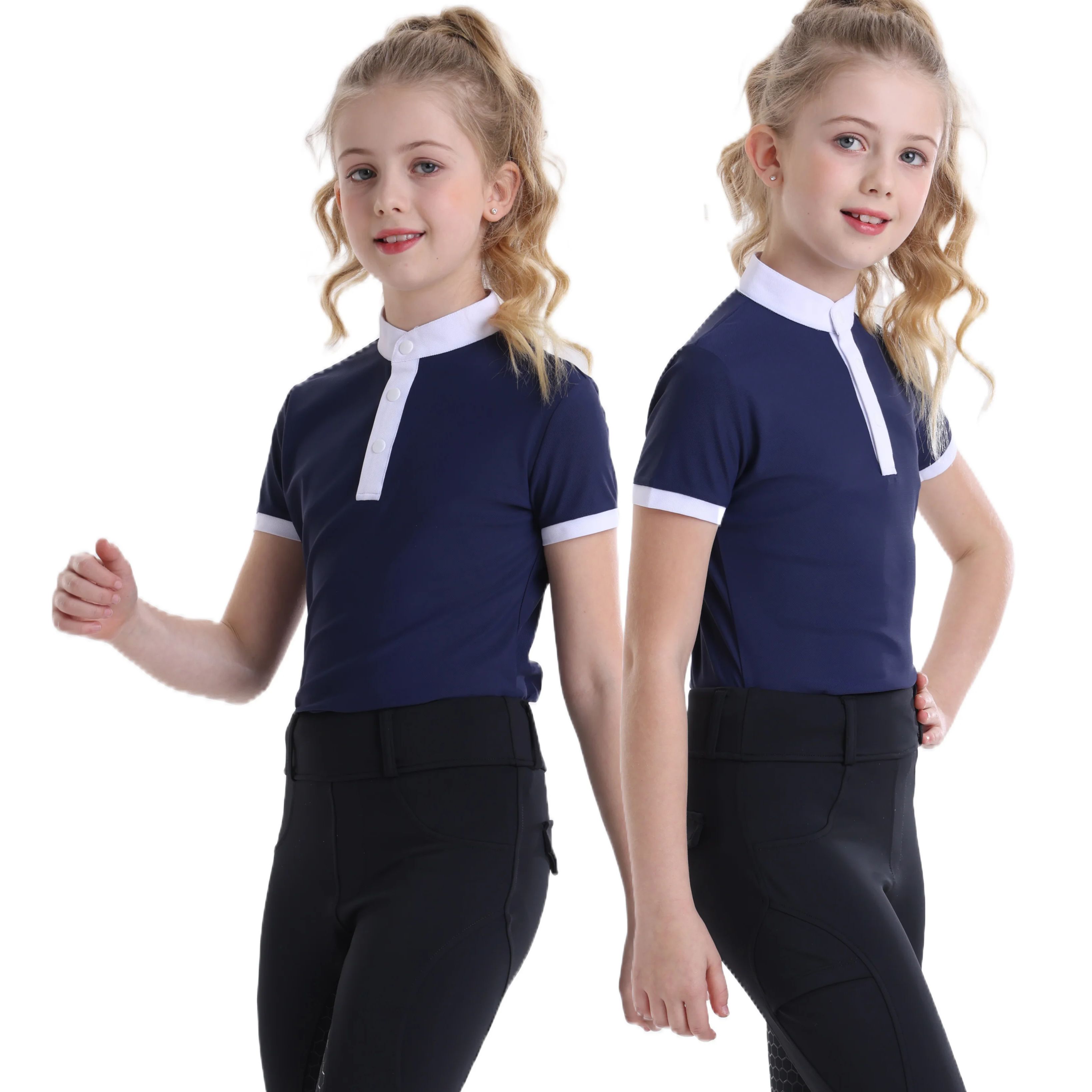 قميص ركوب الخيل للأطفال بأكمام - مراجعة Summer Equestrian Clothing وسعره