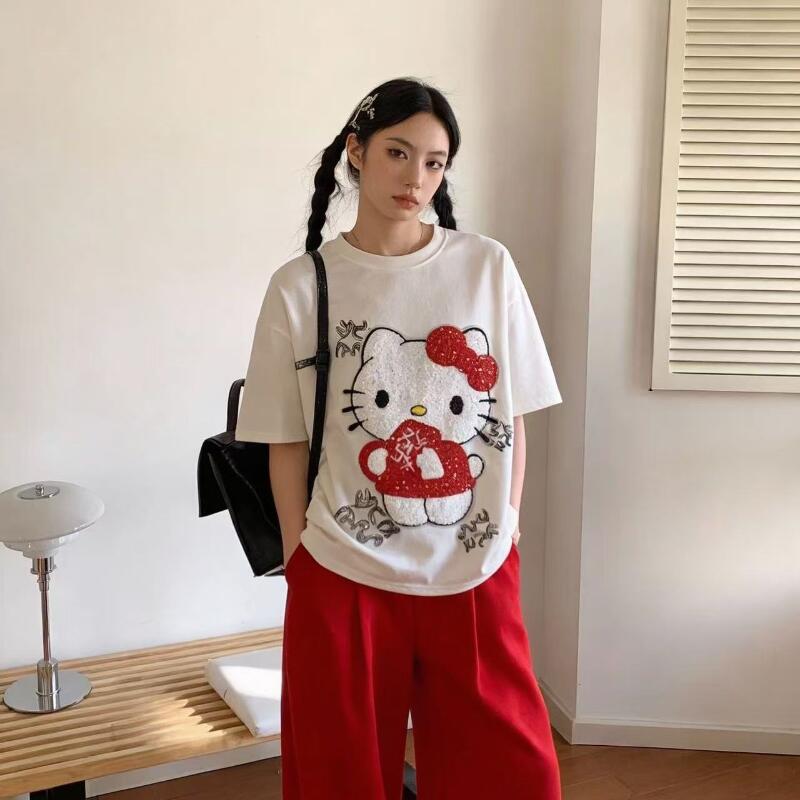 تي شيرت نسائي جديد بتصميم هالو - مراجعة Summer Clothing Cheap وسعره