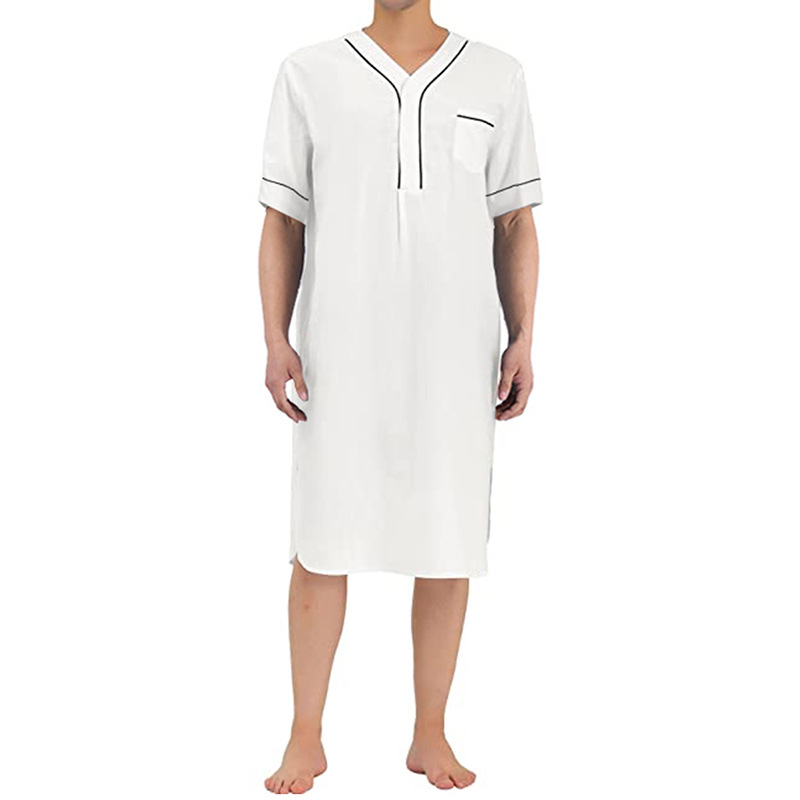 قميص نوم رقيق بأكمام قصيرة للر - مراجعة Summer Nights Clothing وسعره