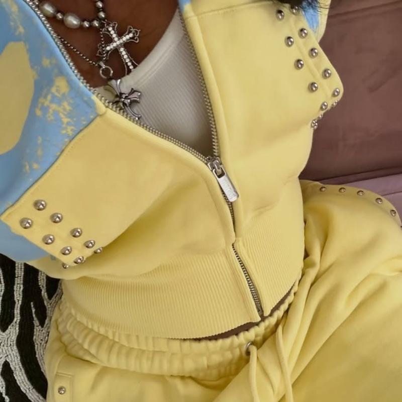 طقم رياضي نسائي صيفي من قطعتين - مراجعة Summer Clothing Cheap وسعره