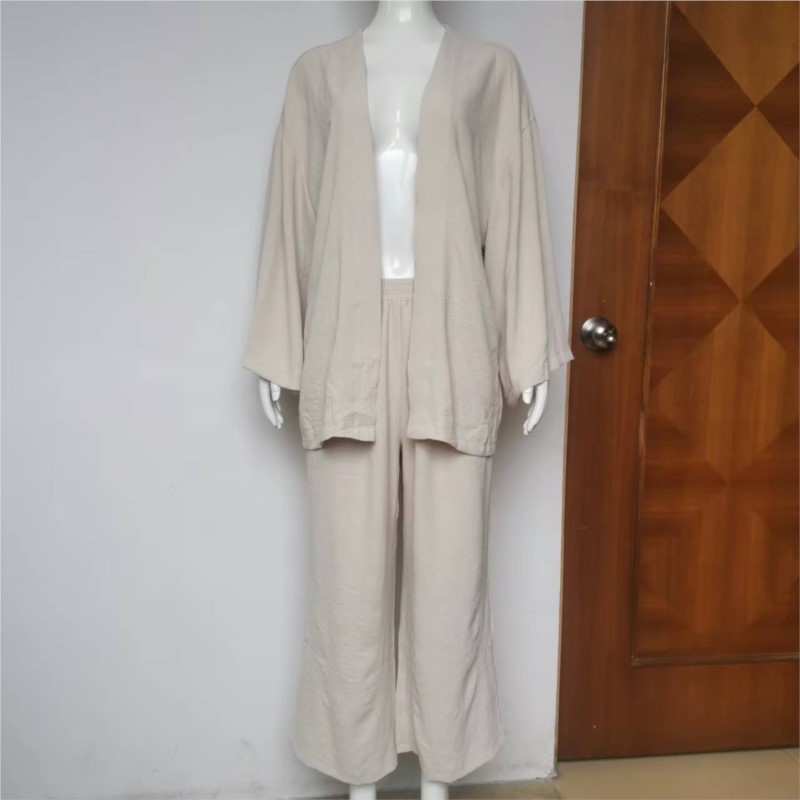 بنطلون نسائي كتان مع كم الخفاف - مراجعة Summer Linen Clothing For Women وسعره