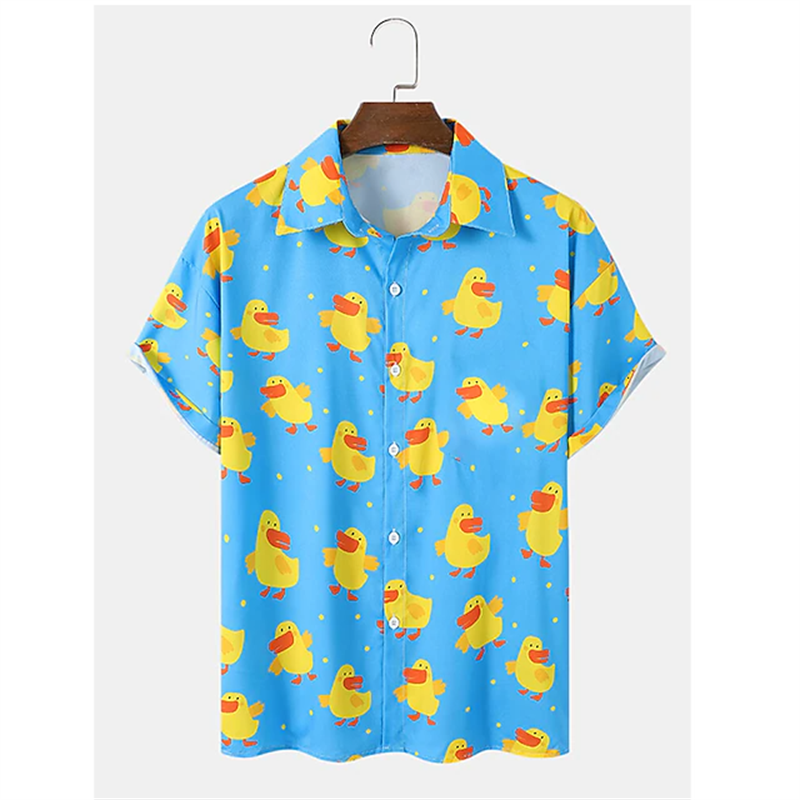 قميص هاواي بطبعة ثلاثية الأبعا - مراجعة Summer Duck Clothing وسعره