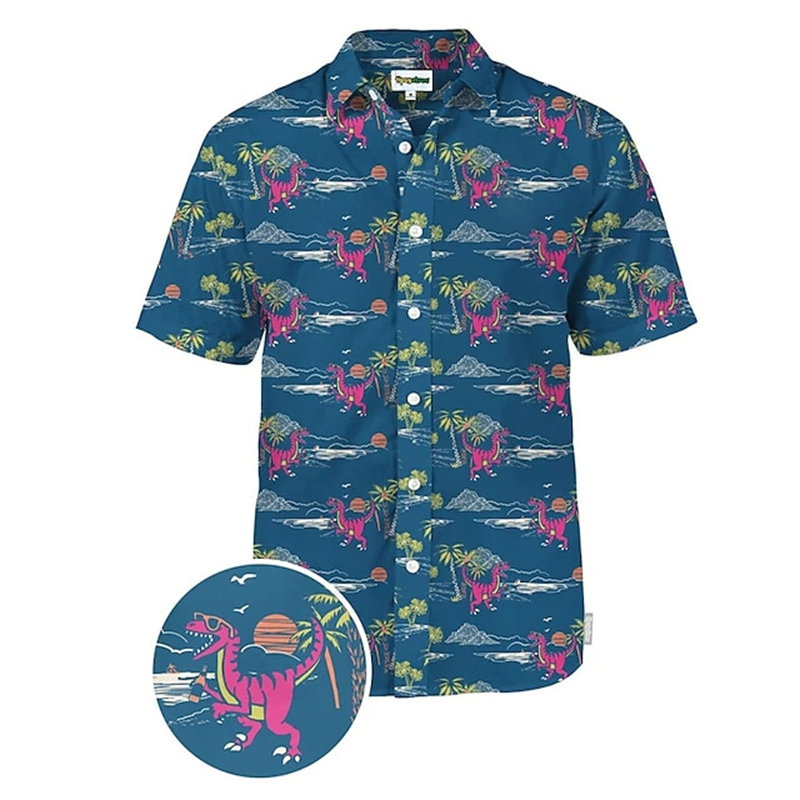 قميص هاواي بطبعة ثلاثية الأبعا - مراجعة Summer Duck Clothing وسعره