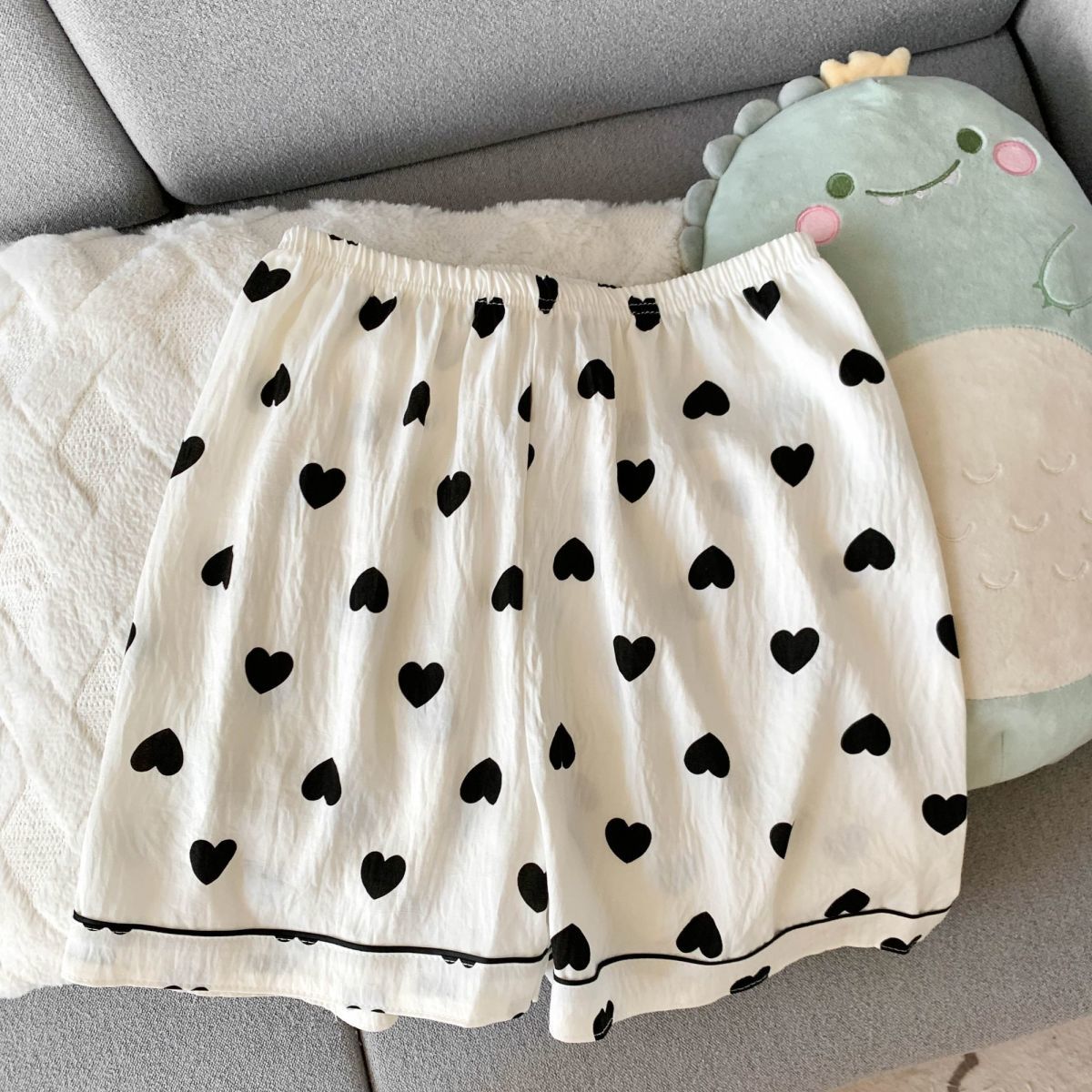 بيجامة نسائية صيفية رقيقة بنمط - مراجعة Summer Clothing Cheap وسعره