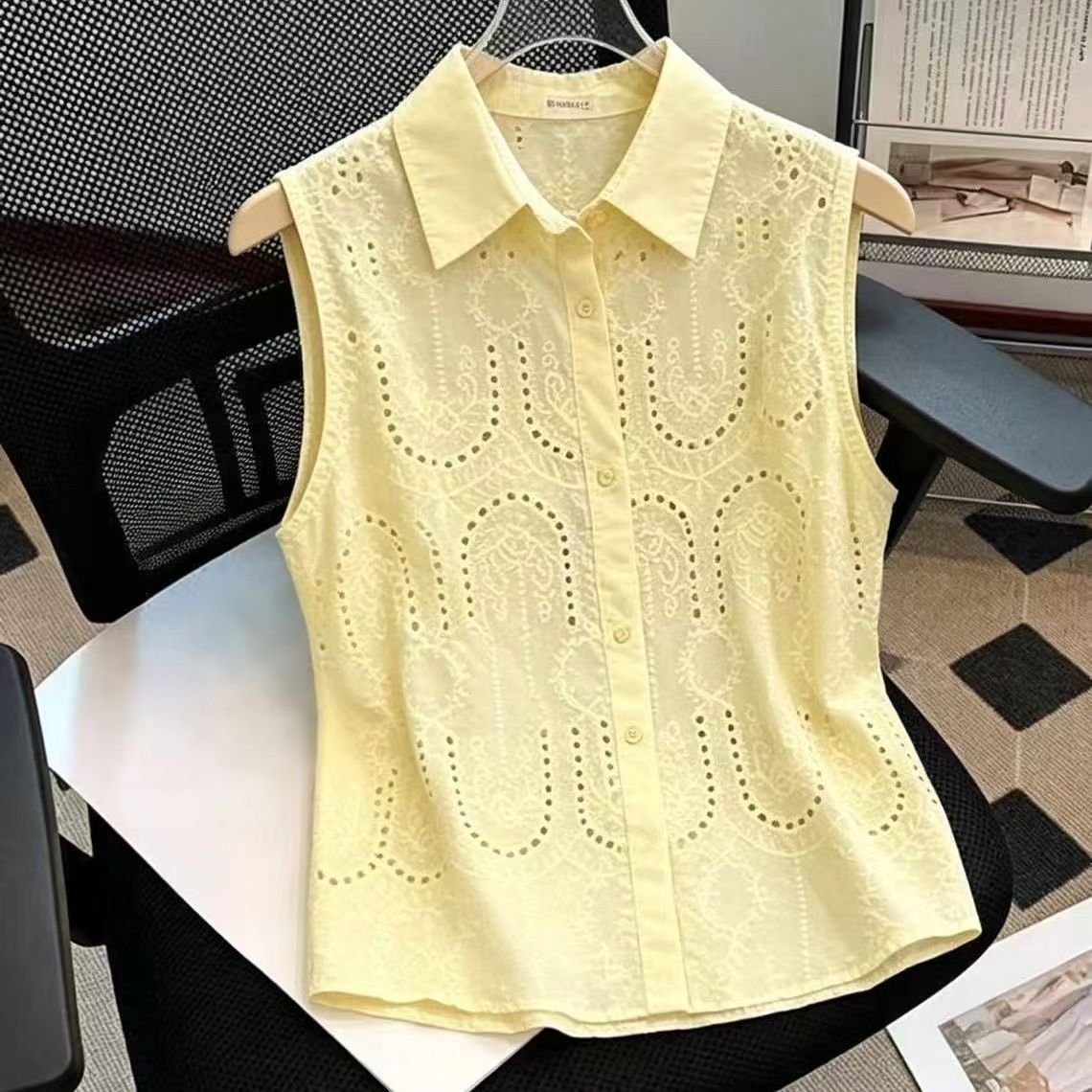 بلوزة نسائية صيفية أنيقة بدون  - مراجعة Summer Clothing Trends For Women وسعره