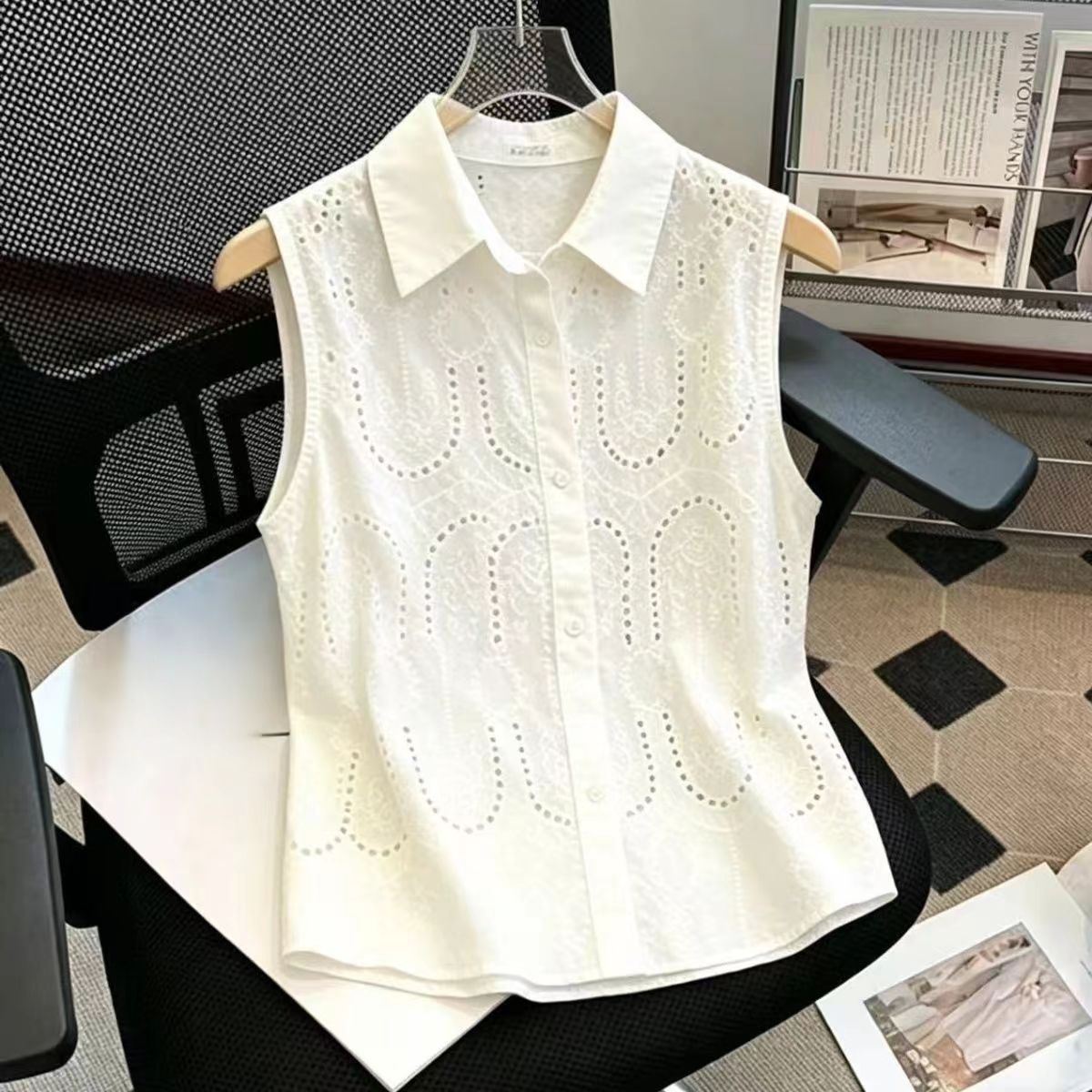 بلوزة نسائية صيفية أنيقة بدون  - مراجعة Summer Clothing Trends For Women وسعره