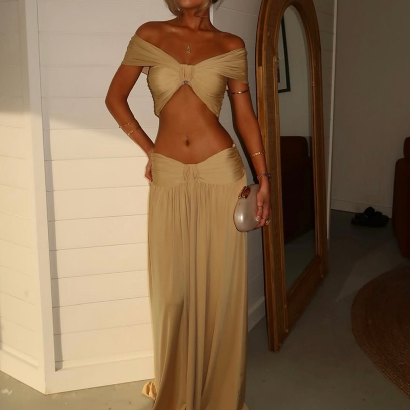 أطقم صيفية أنيقة بدون أكمام مع - مراجعة Summer Vacation Clothing Women وسعره