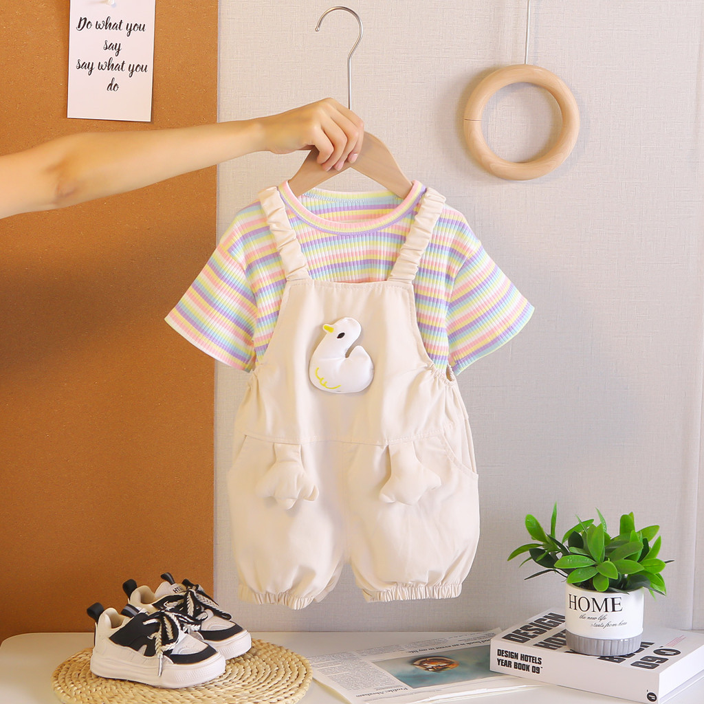 أطقم ملابس للفتيات الصغيرات، ق - مراجعة Summer Duck Clothing وسعره