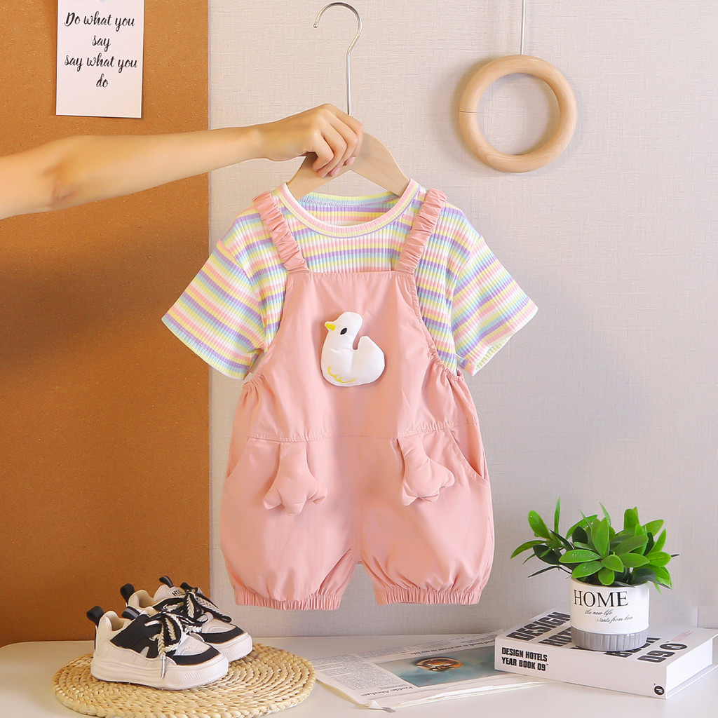 أطقم ملابس للفتيات الصغيرات، ق - مراجعة Summer Duck Clothing وسعره