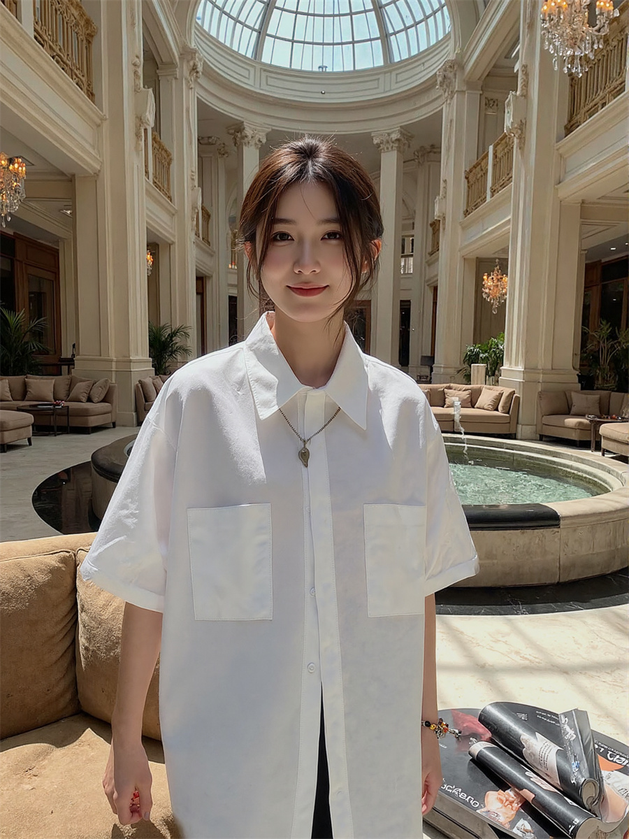 قمصان قصيرة الأكمام على الطراز - مراجعة Summer Clothing Trends For Women وسعره