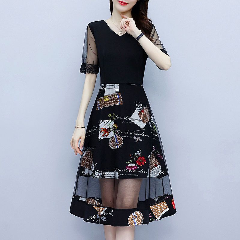 خمر فساتين الطباعة الأزهار الص - مراجعة Summer Gauze Clothing وسعره