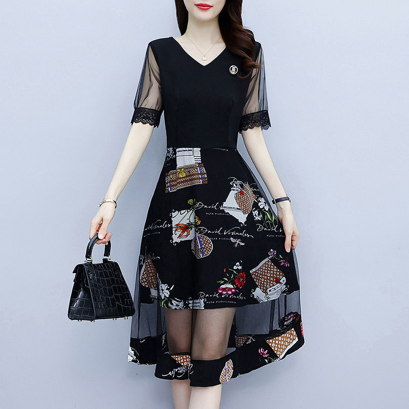 خمر فساتين الطباعة الأزهار الص - مراجعة Summer Gauze Clothing وسعره