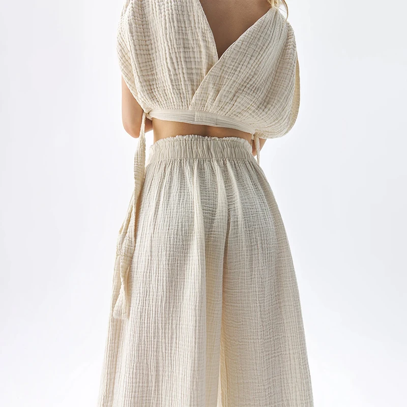 سراويل شاش قطنية 100% من الموس - مراجعة Summer Gauze Clothing وسعره