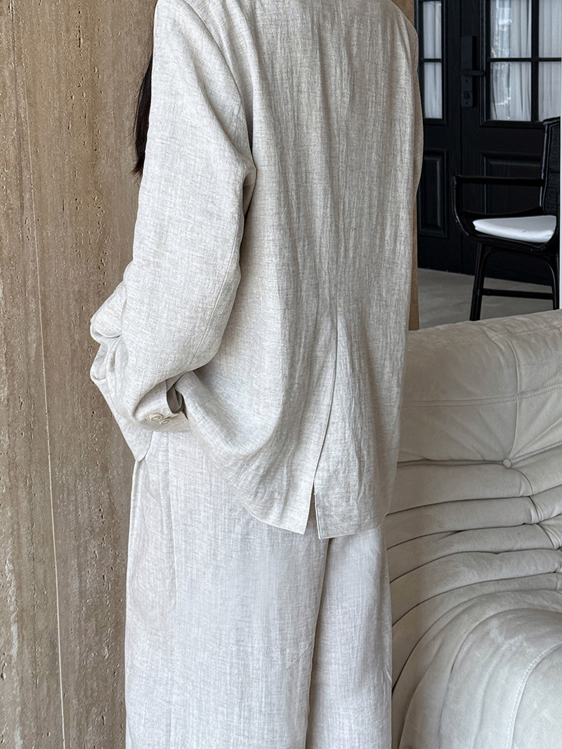الخريف الراقية مادة الكتان الس - مراجعة Summer Linen Clothing For Women وسعره
