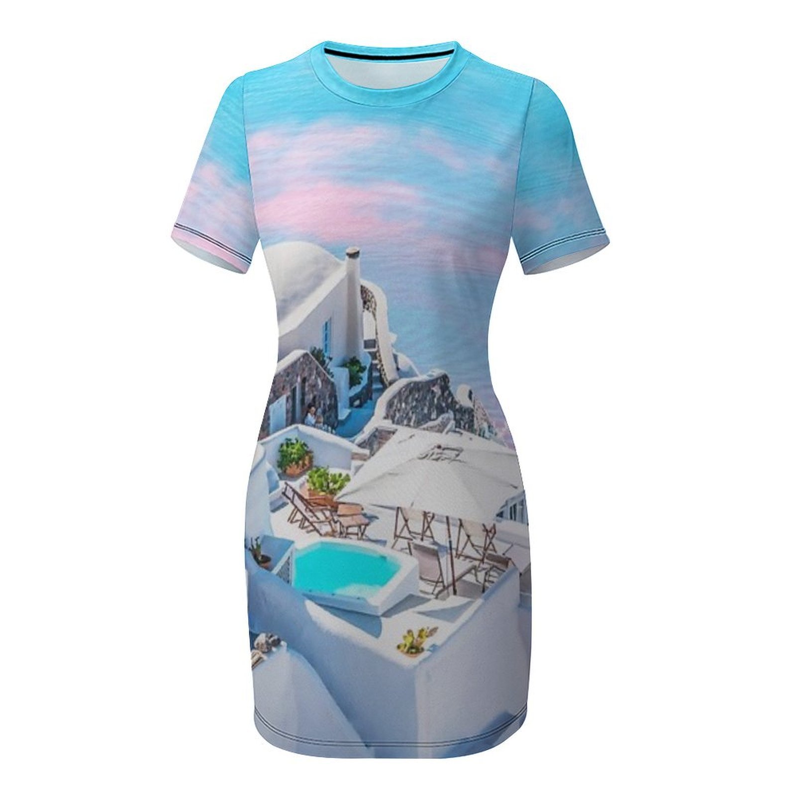 أحلام اليونان # فن رقمي # فستا - مراجعة Summer Clothing For Greece وسعره