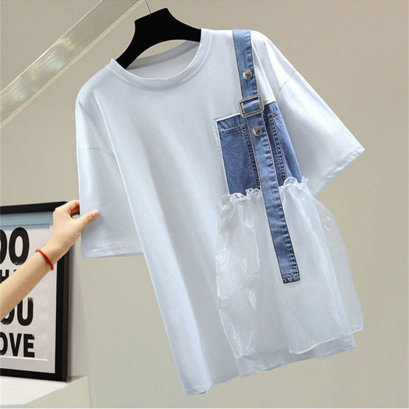 بلوفرات نسائية بأكمام قصيرة غي - مراجعة Summer Gauze Clothing وسعره