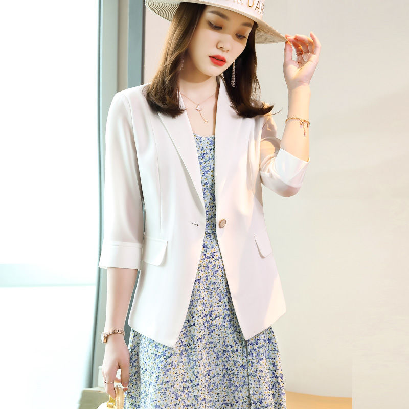 سترة أنيقة منقوشة بجيوب فكرية  - مراجعة Summer Gauze Clothing وسعره