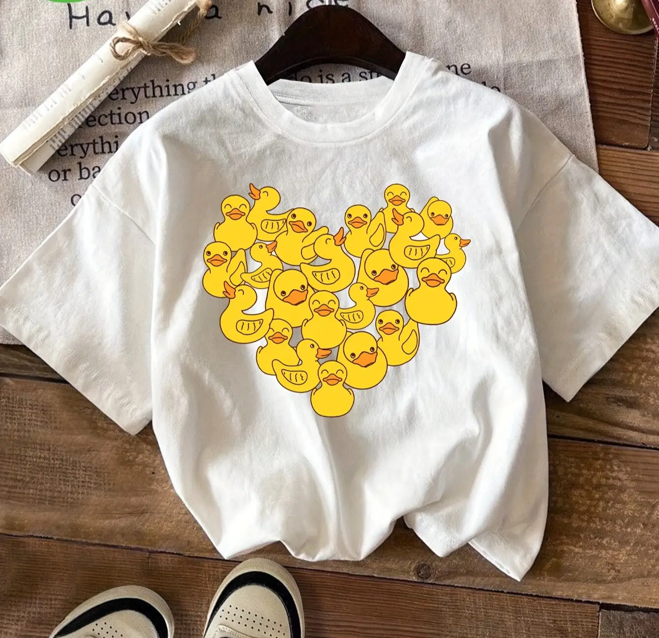 تي شيرت نسائي كاجوال بأكمام قص - مراجعة Summer Duck Clothing وسعره