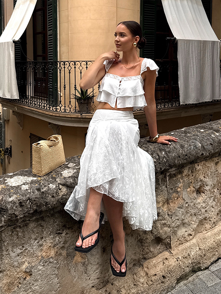 طقم صيفي أنيق لعام 2026 مكون م - مراجعة Summer Vacation Clothing Women وسعره