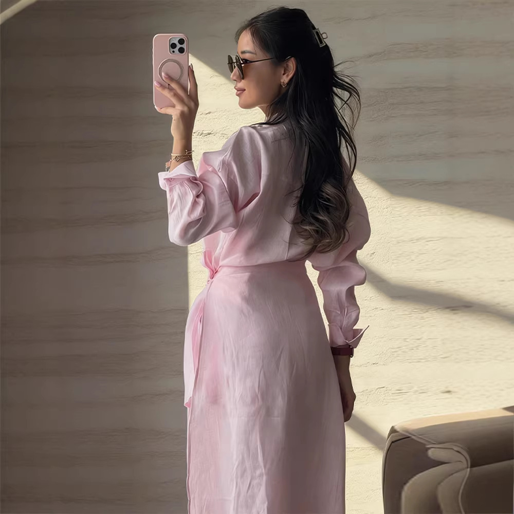 طقم نسائي جديد من سوبر آين 202 - مراجعة Summer Linen Clothing For Women وسعره