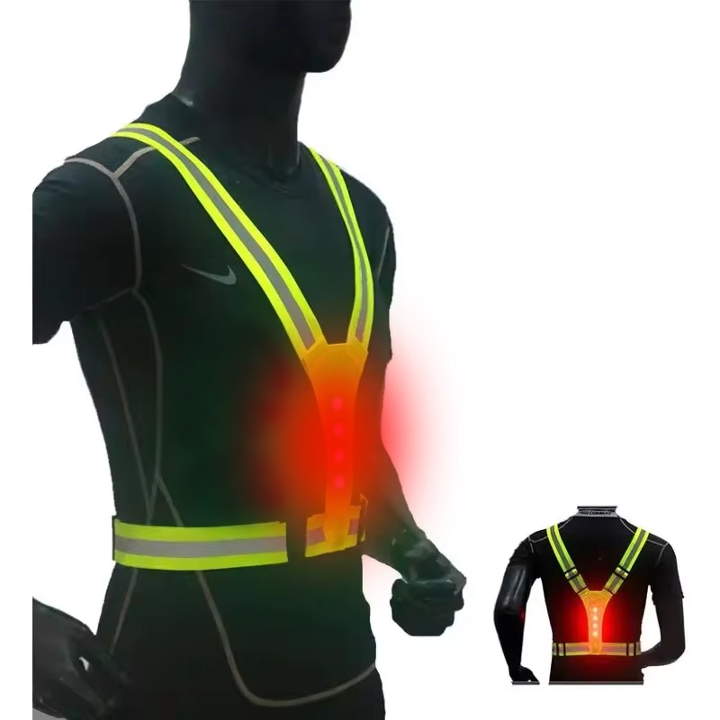LED تشغيل سترة عاكسة متوهجة عا - مراجعة Summer Nights Clothing وسعره