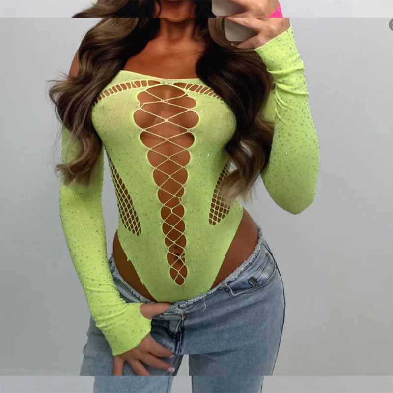 شبكة نسائية مثيرة من خلال قميص - مراجعة Summer Clothing Trends For Women وسعره