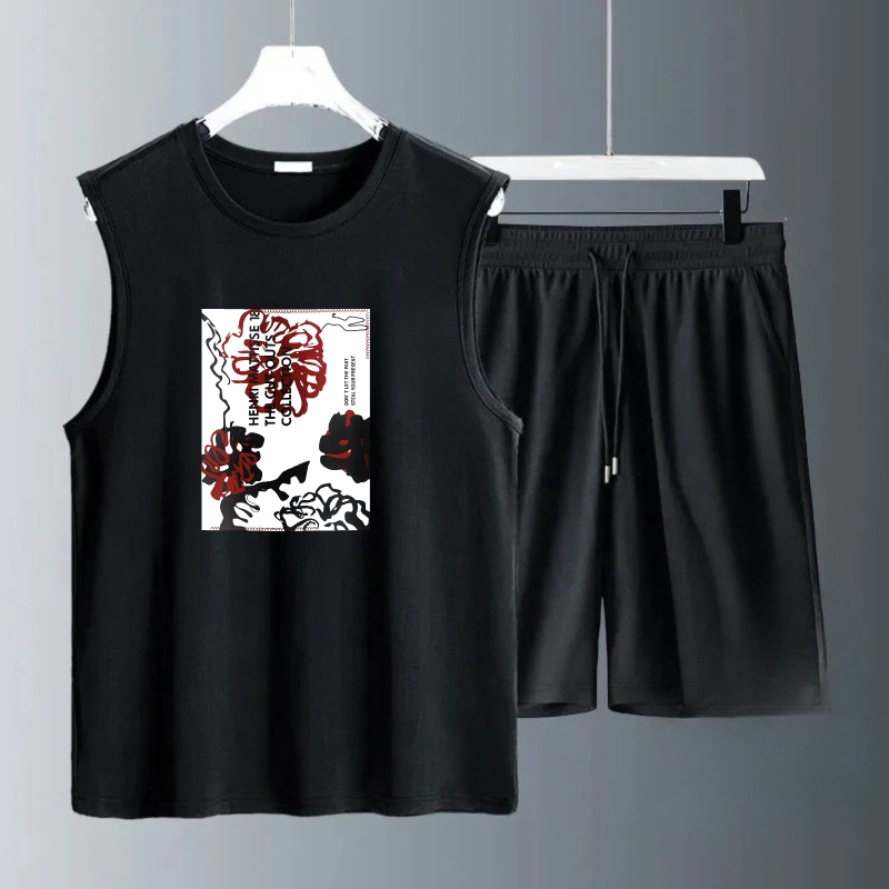 طقم تيشيرتات رجالية بدون أكمام - مراجعة Summer Clothing Pieces وسعره