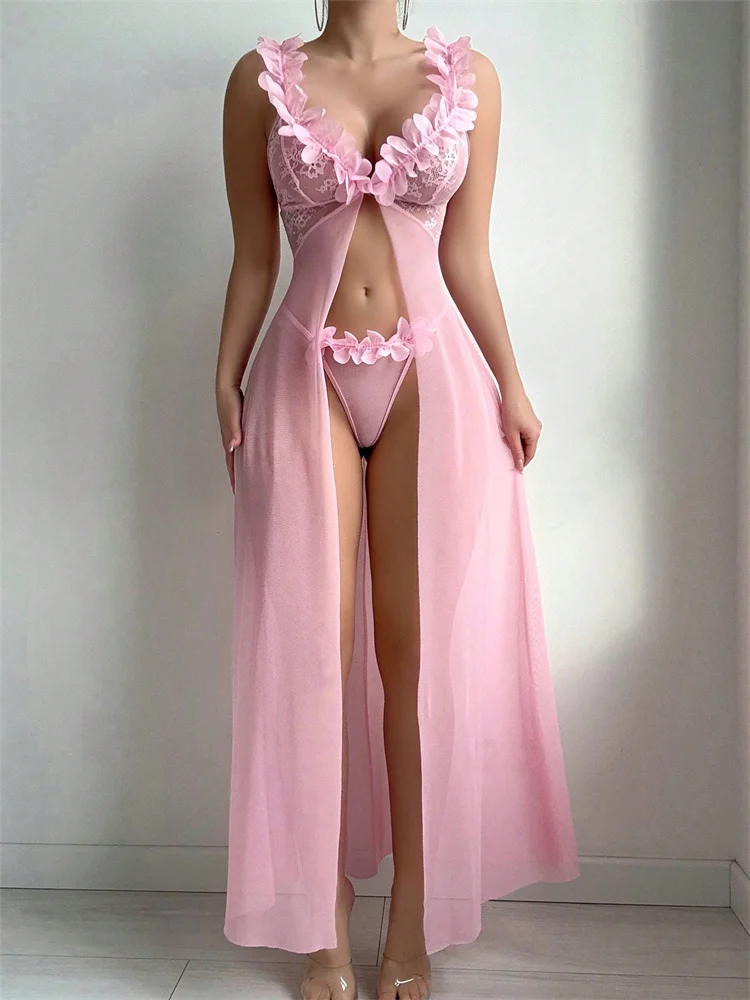 قمصان نوم نسائية مثيرة وردية ا - مراجعة Summer Nights Clothing وسعره