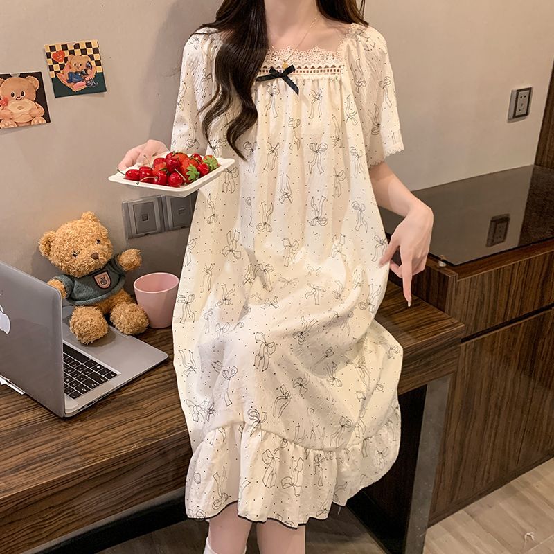 قميص نوم صيفي بمقاسات كبيرة عل - مراجعة Summer Clothing Model وسعره