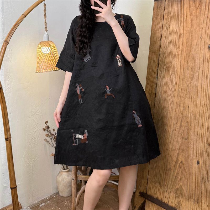 فستان صيفي كاجوال للنساء ذوات  - مراجعة Summer Linen Clothing For Women وسعره