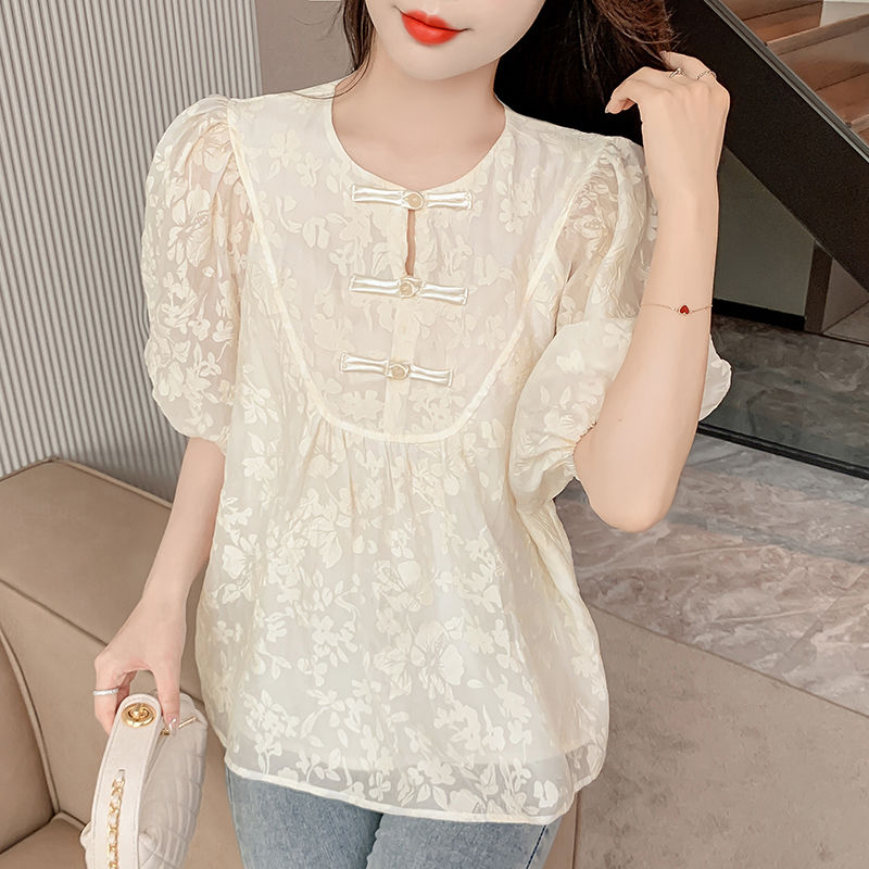 تي شيرت نسائي بأكمام قصيرة وفا - مراجعة Summer Gauze Clothing وسعره