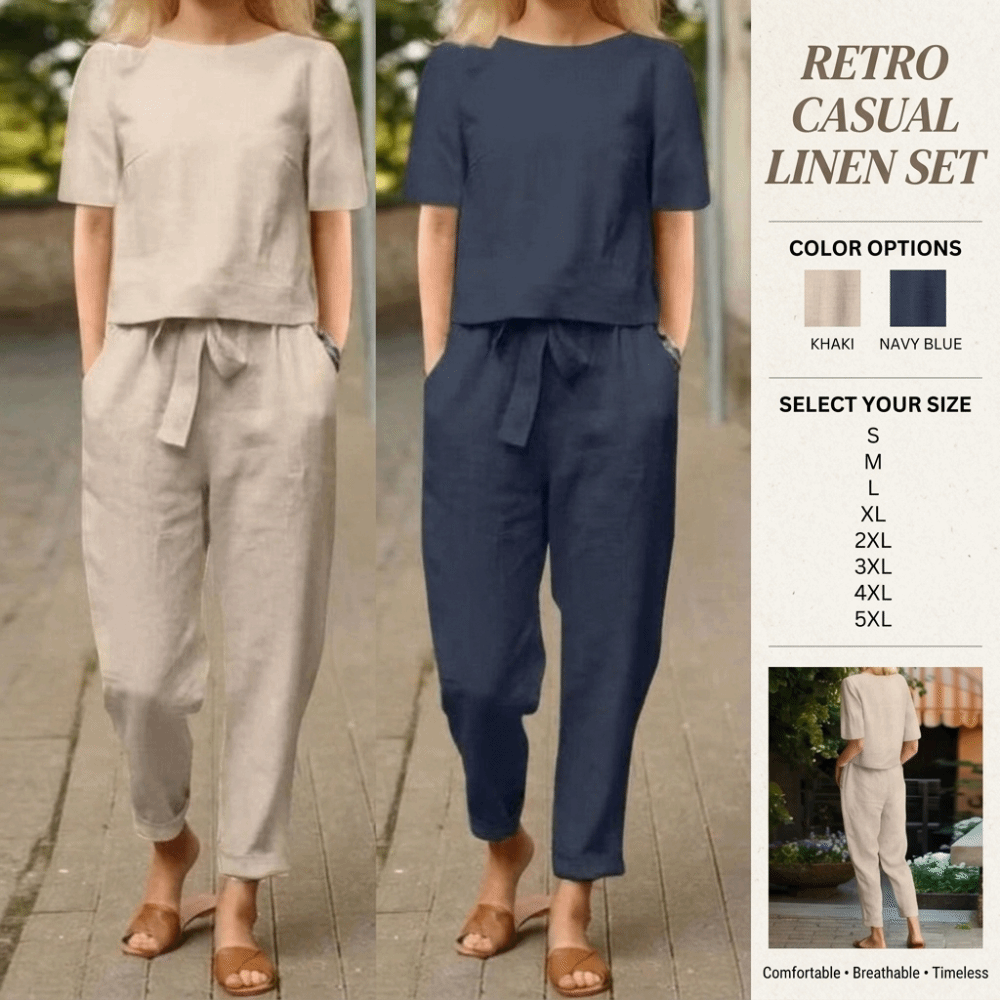 بدلة نسائية من القطن والكتان ب - مراجعة Summer Linen Clothing For Women وسعره