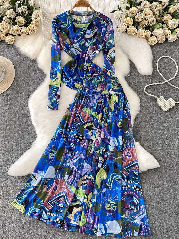 طقم كاجوال من قطعتين للنساء ذو - مراجعة Summer Vacation Clothing Women وسعره