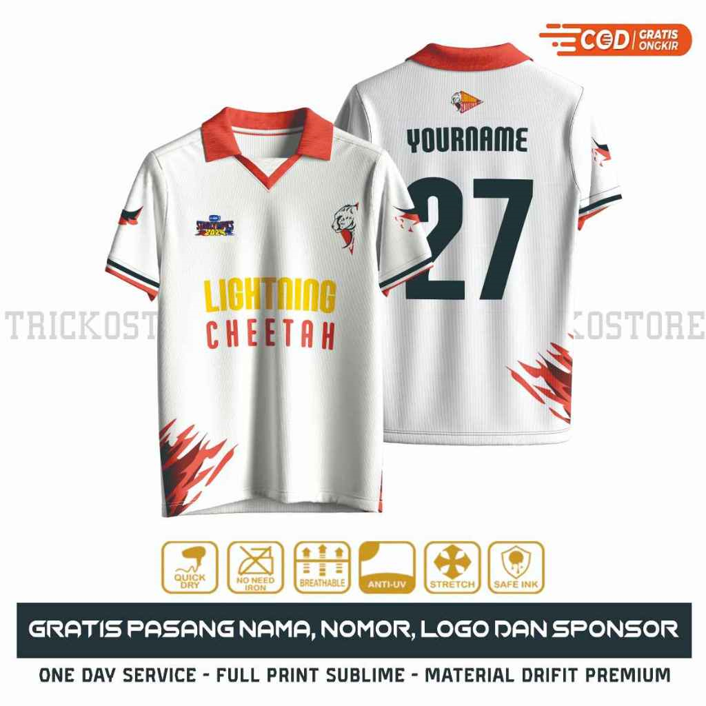 GMMTV LIGHTNING CHEETAH JERSEY - مراجعة Summer Clothing Name وسعره